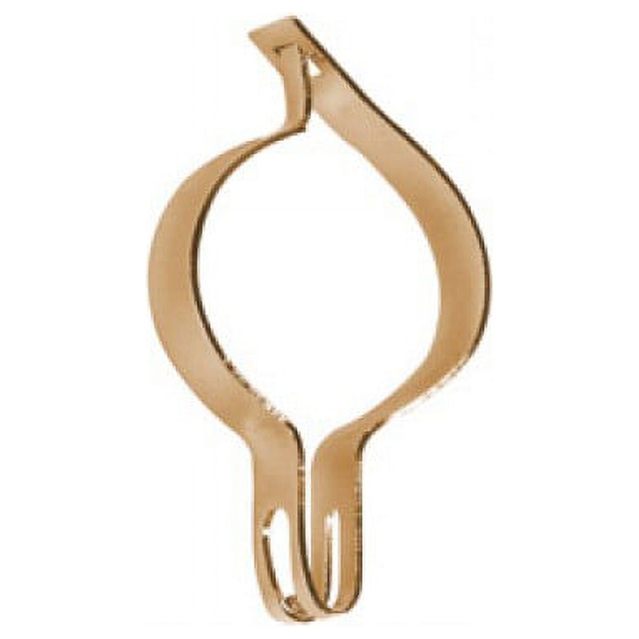 International Hanger Anti-Theft B-Ring, Polished Brass  Finish, Box of 100