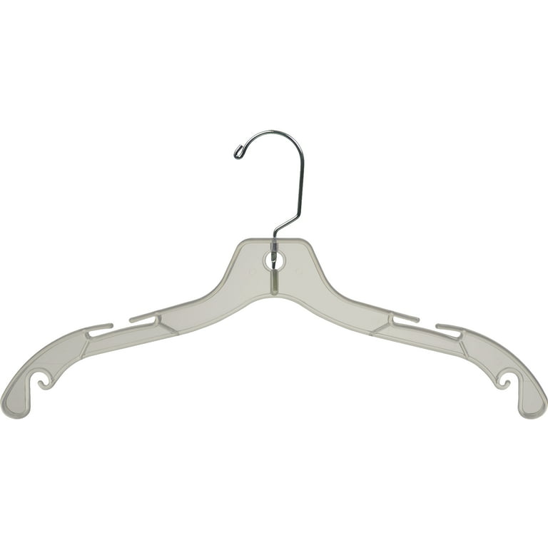 Unbreakable Clear Plastic Clothes Hangers Subastral