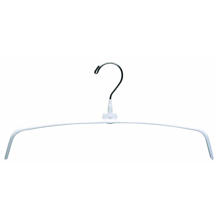 White metal hangers deals