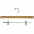 thumbnail image 1 of International Hanger Wooden Natural Pants Hanger, 50 Pack, 1 of 2