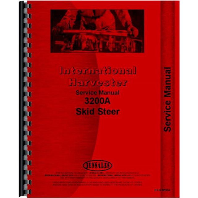 International Harvester 3200A Skid Steer Service Manual