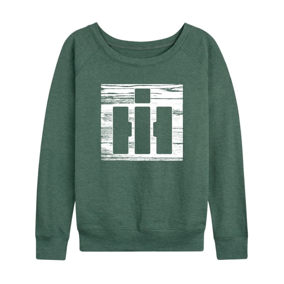 International Harvester Barnwood - Women's Lightweight French Terry Long Sleeve Shirt