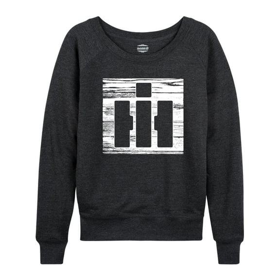 International Harvester Barnwood - Women's Lightweight French Terry Long Sleeve Shirt