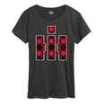 thumbnail image 1 of International Harvester Buffalo Plaid - Women's Short Sleeve Graphic T-Shirt, 1 of 6
