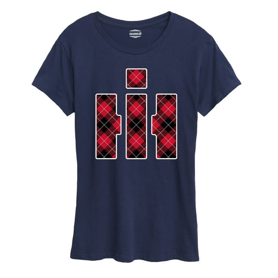 International Harvester Buffalo Plaid - Women's Short Sleeve Graphic T-Shirt