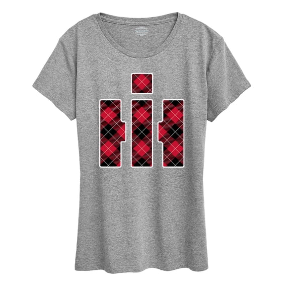 International Harvester Buffalo Plaid - Women's Short Sleeve Graphic T-Shirt