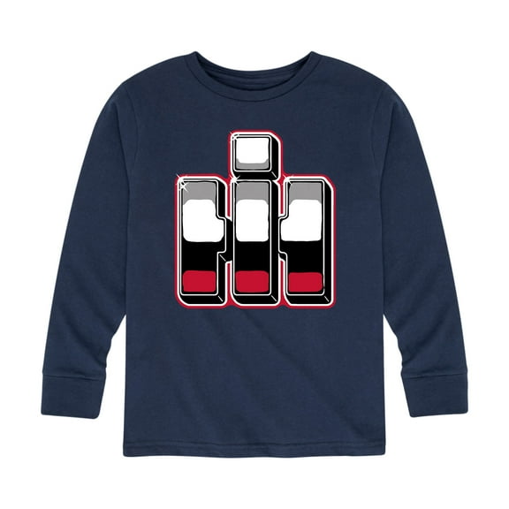 International Harvester - Chrome Logo - Youth Long Sleeve Graphic T-Shirt