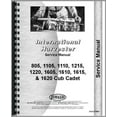 thumbnail image 1 of International Harvester Cub Cadet 1615 Lawn & Garden Tractor Service Manual, 1 of 1