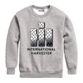 thumbnail image 1 of International Harvester - Diamond Plate - Youth Crewneck Fleece Sweatshirt, 1 of 6