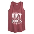 thumbnail image 1 of International Harvester Dirt On My Boots - Women's Racerback Tank Top, 1 of 6