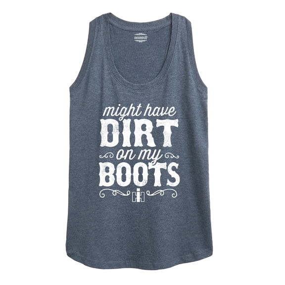 International Harvester Dirt On My Boots - Women's Racerback Tank Top
