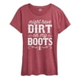 thumbnail image 1 of International Harvester Dirt On My Boots - Women's Short Sleeve Graphic T-Shirt, 1 of 6