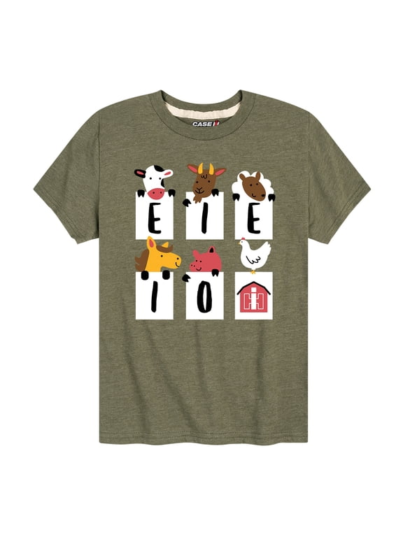 International Harvester - E-I-E-I-O Barnyard Animals - Toddler Short Sleeve Graphic T-Shirt