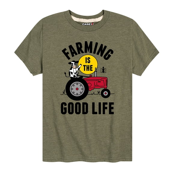 International Harvester - Farming Is The Good Life - Toddler Short Sleeve Graphic T-Shirt