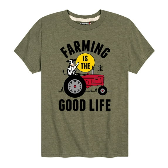 International Harvester - Farming Is The Good Life - Toddler Short Sleeve Graphic T-Shirt