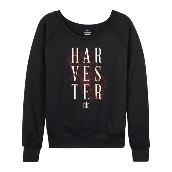 International Harvester Floral - Women's Lightweight French Terry Long Sleeve Shirt