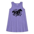 thumbnail image 1 of International Harvester - Freespirit Horse - Youth Girls A-line Dress, 1 of 5