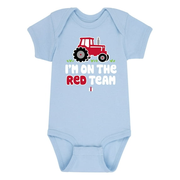 International Harvester - I'm On The Red Team - Infant Baby One Piece