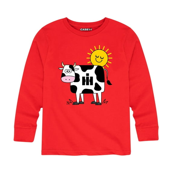 International Harvester - IH Cow - Toddler Long Sleeve Graphic T-Shirt