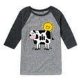 thumbnail image 1 of International Harvester - IH Cow - Toddler Raglan Graphic T-Shirt, 1 of 5
