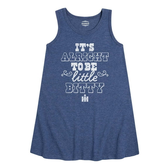 International Harvester - It's Alright To Be Little Bitty - Toddler Girls A-line Dress