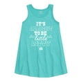 thumbnail image 1 of International Harvester - It's Alright To Be Little Bitty - Toddler Girls A-line Dress, 1 of 5