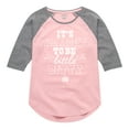 thumbnail image 1 of International Harvester - It's Alright To Be Little Bitty - Toddler Girls Raglan Graphic T-Shirt, 1 of 5