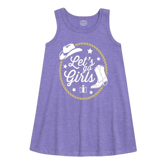 International Harvester - Let's Go Girls - Youth Girls A-line Dress