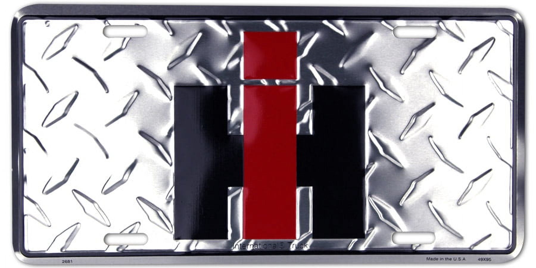 International Harvester License Plate