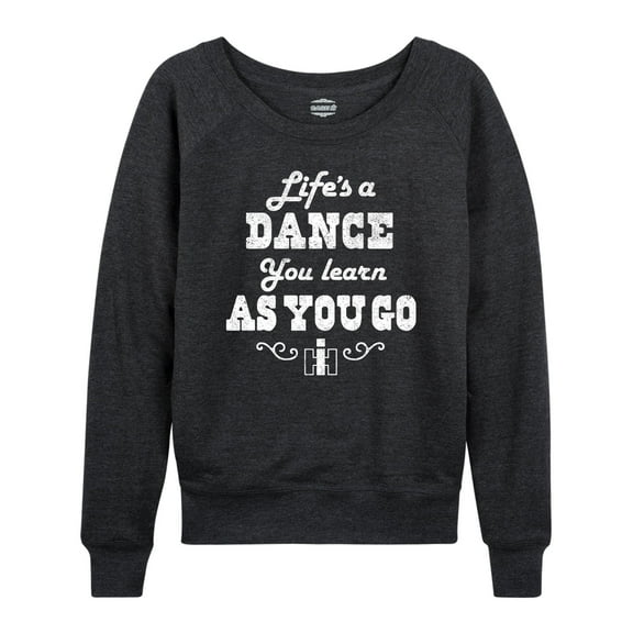 International Harvester Life's A Dance - Women's Lightweight French Terry Long Sleeve Shirt