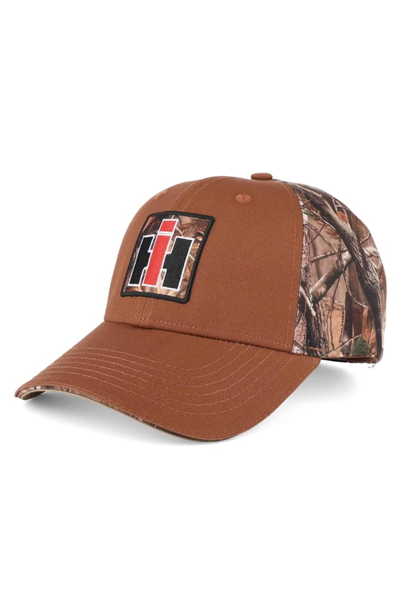 International Harvester Logo Adult Brown Camo Cap 400853
