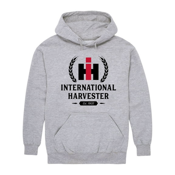 International Harvester Logo Badge - Men's Pullover Hooded Fleece Sweatshirt