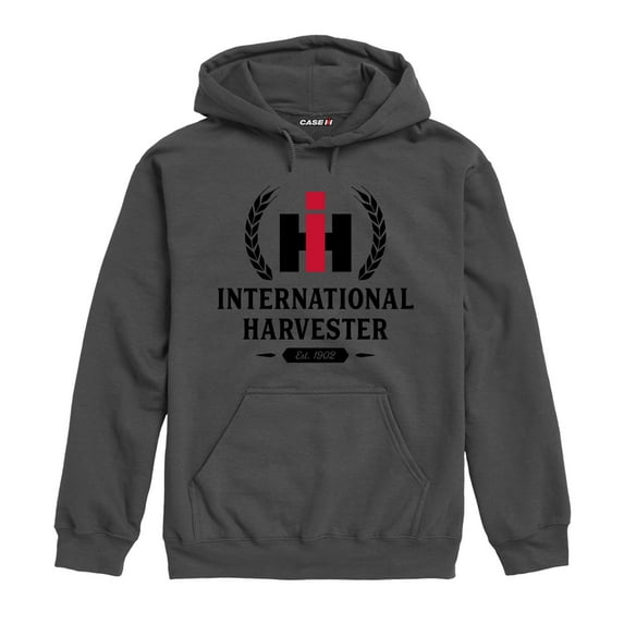 International Harvester Logo Badge - Men's Pullover Hooded Fleece Sweatshirt
