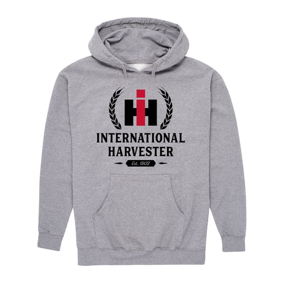 International Harvester Logo Badge - Men's Pullover Hooded Fleece Sweatshirt