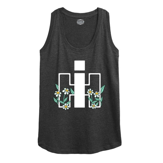 International Harvester Logo Growing Daisies - Women's Racerback Tank Top