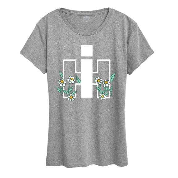 International Harvester Logo Growing Daisies - Women's Short Sleeve Graphic T-Shirt