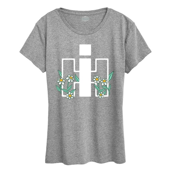 International Harvester Logo Growing Daisies - Women's Short Sleeve Graphic T-Shirt