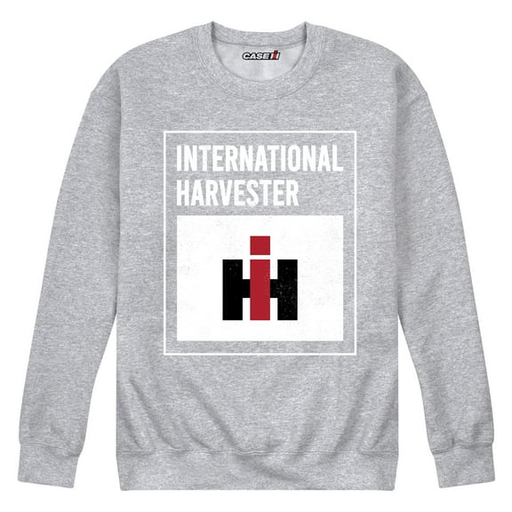 International Harvester Logo - Men's Crew Neck Fleece Pullover