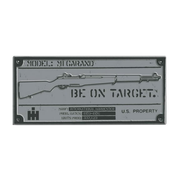 International Harvester M1 Garand Rifle Sign IHG-652092