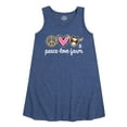 thumbnail image 1 of International Harvester - Peace Love Farm - Youth Girls A-line Dress, 1 of 6