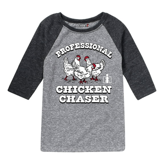 International Harvester - Professional Chicken Chaser - Youth Raglan Graphic T-Shirt