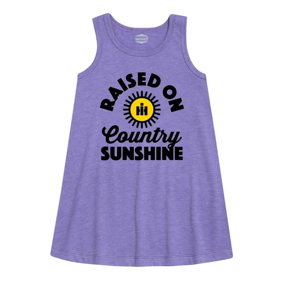 International Harvester - Raised On Country Sunshine - Youth Girls A-line Dress