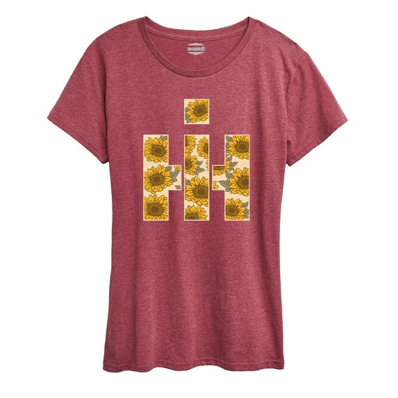 International Harvester Sunflower Fill Logo - Women's Short Sleeve Graphic T-Shirt
