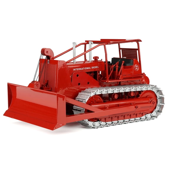 International Harvester TD-24 Crawler with ROPS and Hydraulic Front Blade Red "Classic Series" 1/25 Diecast Model by SpecCast