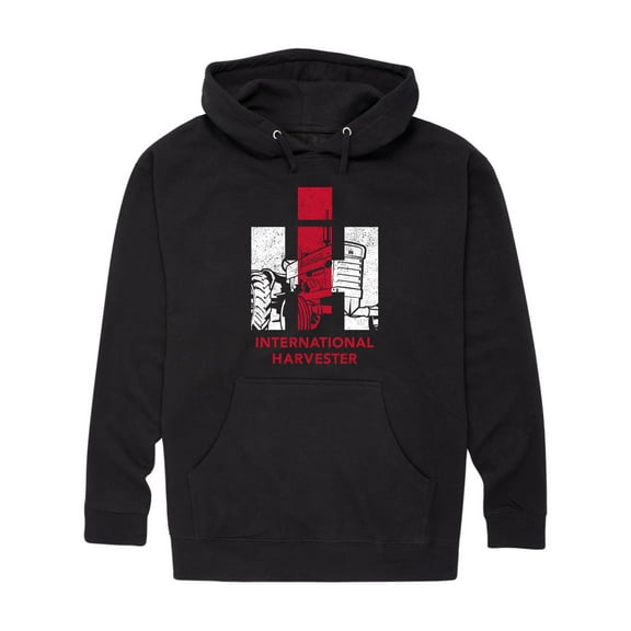 International Harvester Tractor Fill Logo - Men's Pullover Hooded Fleece Sweatshirt