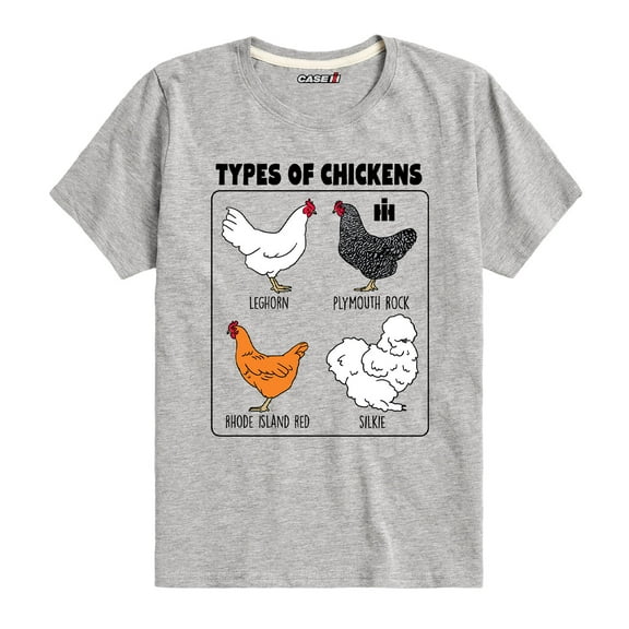 International Harvester - Types Of Chickens - Youth Short Sleeve Graphic T-Shirt