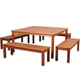 thumbnail image 1 of Amazonia Richfield 5 Piece Eucalyptus Square Dining Set, 1 of 5