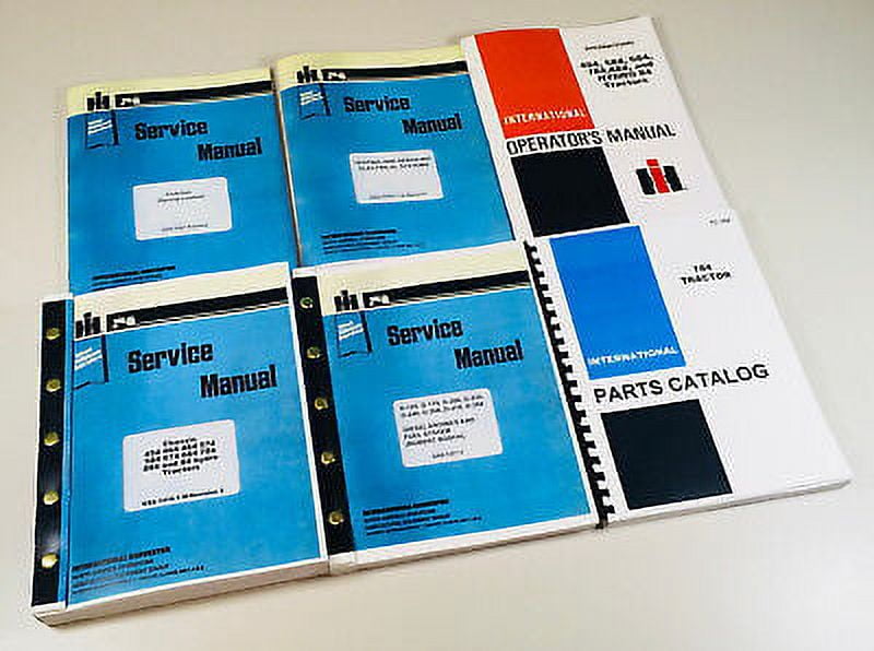 International Ih 784 Tractor Diesel Engine D246 Service Operators