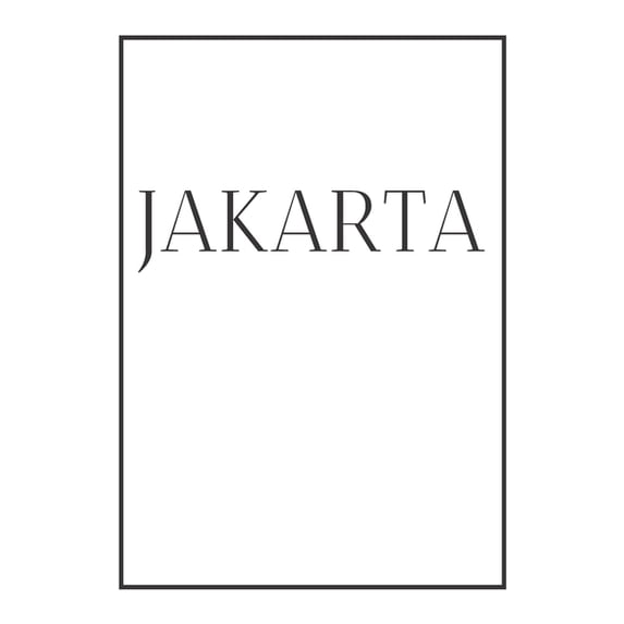 International: Jakarta: A decorative book for coffee tables, bookshelves, bedrooms and interior design styling: Stack International city books to add decor to any room. Monochrome effect cover: Ideal