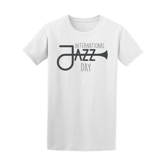 International Jazz Day Music T-Shirt Men -Image by Shutterstock, Male XX-Large